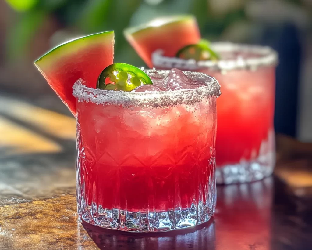 Cinco de Mayo: Watermelon Jalapeño Margarita for Cinco de Mayo in 10 Minutes