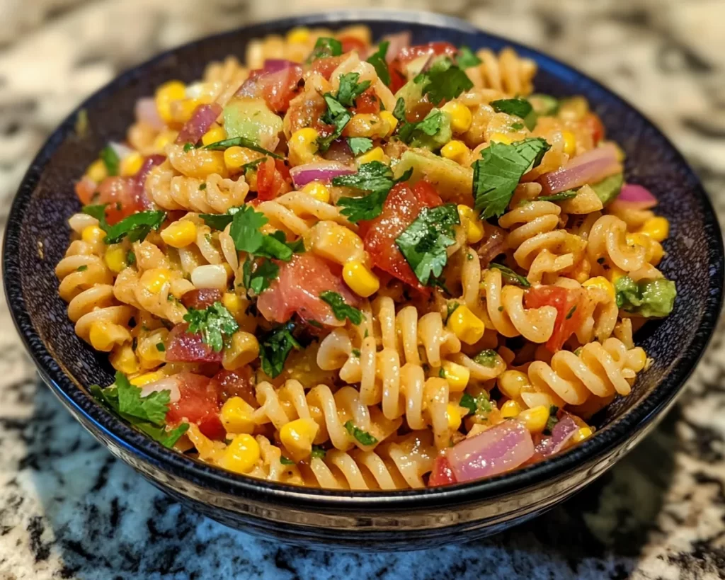 Cinco de Mayo: Street Corn Pasta Salad for Cinco de Mayo in 20 Minutes
