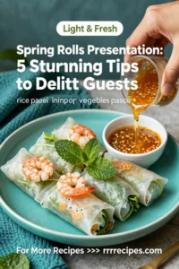 Spring Rolls Presentation: 5 Stunning Tips to Delight Guests