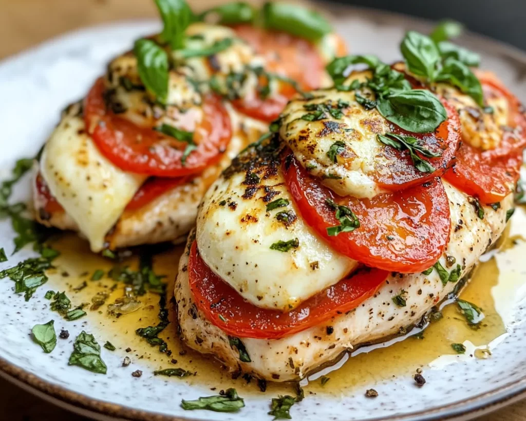 Chicken Breast Recipes: Caprese Stuffed Chicken Breast With Mozzarella in 30 Minutes