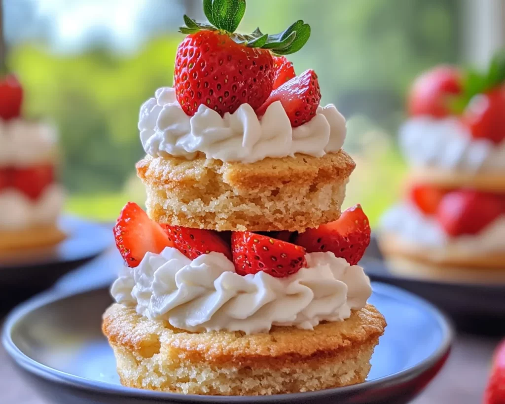 Strawberry Shortcake: Strawberry Shortcake Cookie Cups With Whipped Cream in 25 Minutes