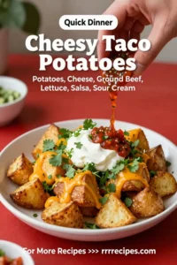 Cheesy Taco Potatoes