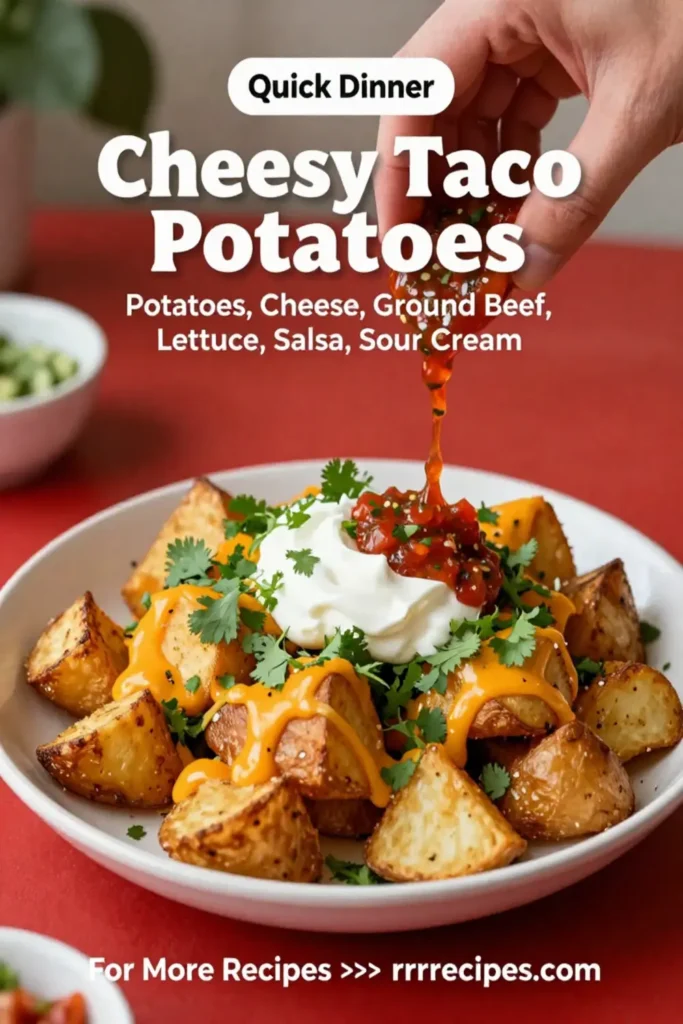 Cheesy Taco Potatoes