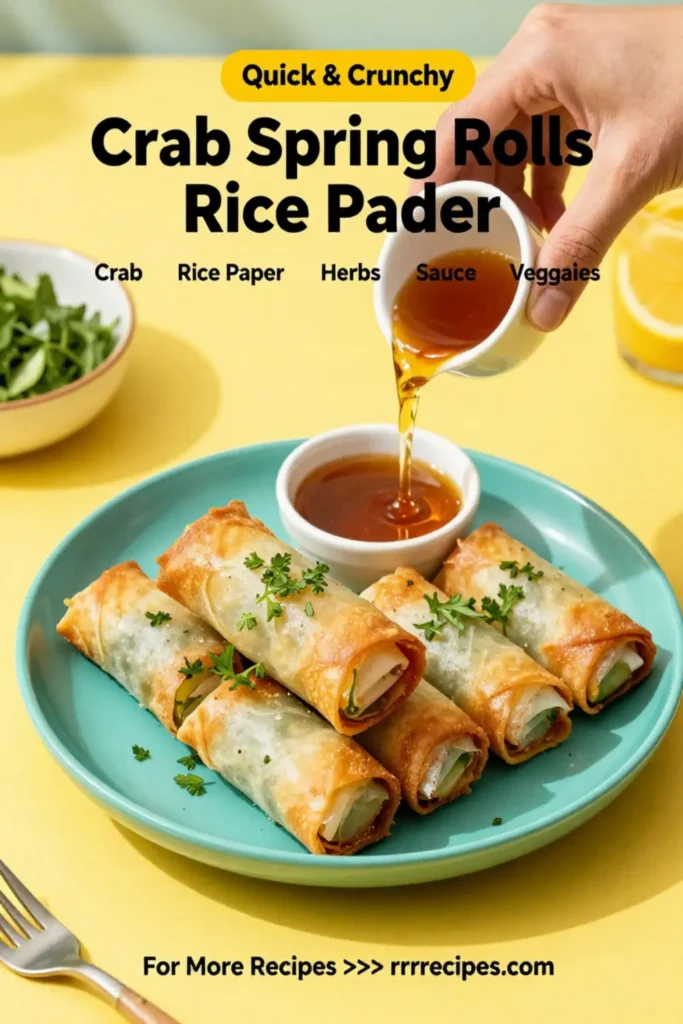 Crab Spring Rolls Rice Paper: 7 Steps to Blissful Crunch
