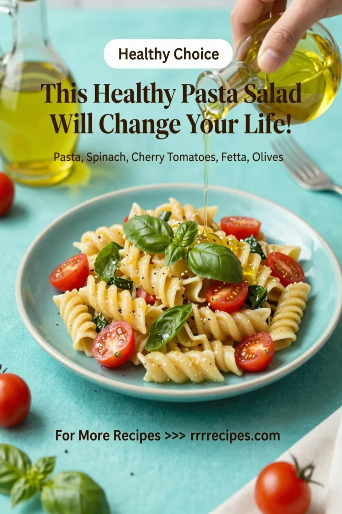 This Healthy Pasta Salad Will Change Your Life!