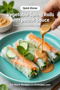 Vegetable Spring Rolls with Peanut Sauce: 5 Flavorful Secrets