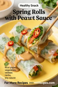 Spring Rolls with Peanut Sauce Recipe to Wow Your Guests!