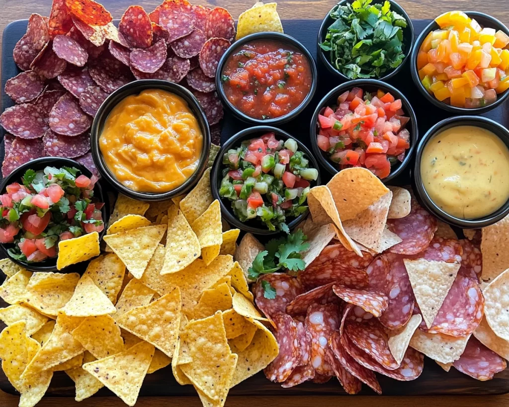 Charcuterie Board: Cinco de Mayo Chips Queso and Salsa Board in 20 Minutes