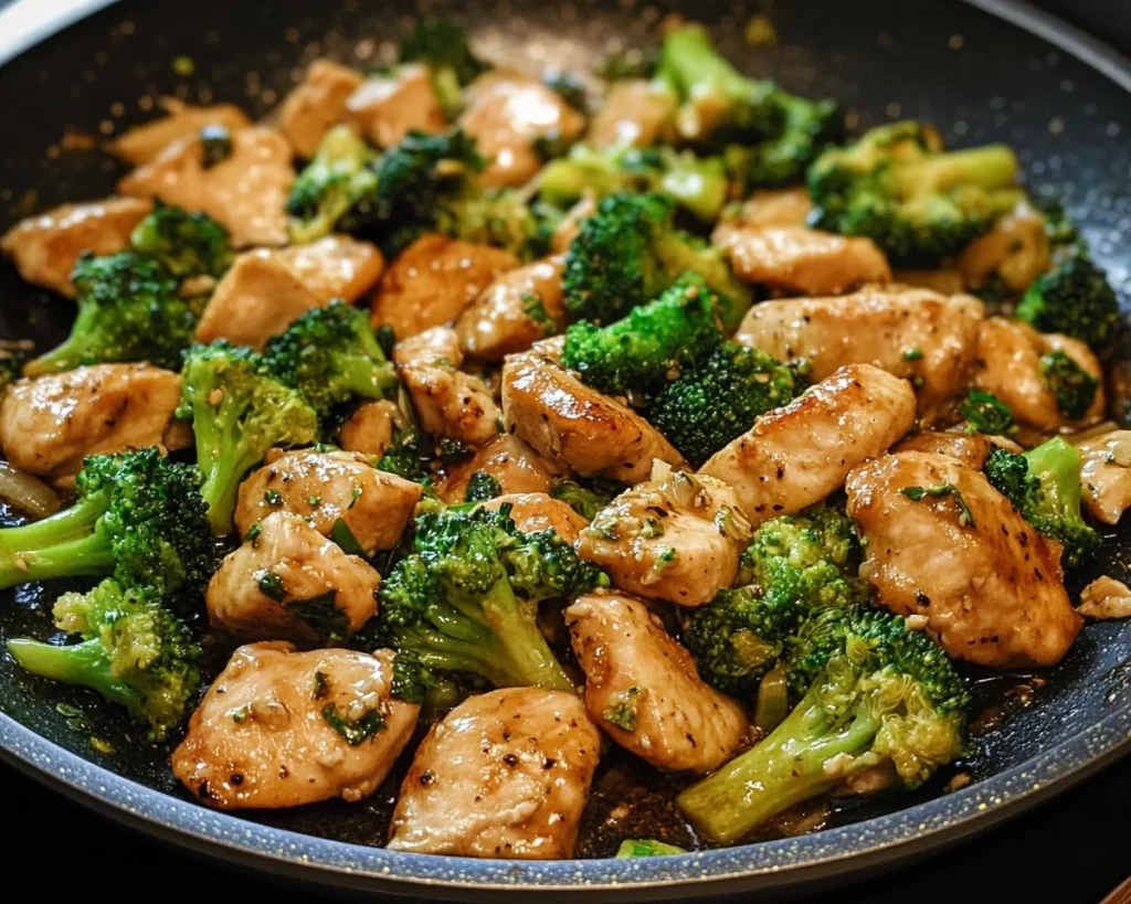 Dinner Ideas: One Pan Honey Garlic Chicken and Broccoli in 25 Minutes