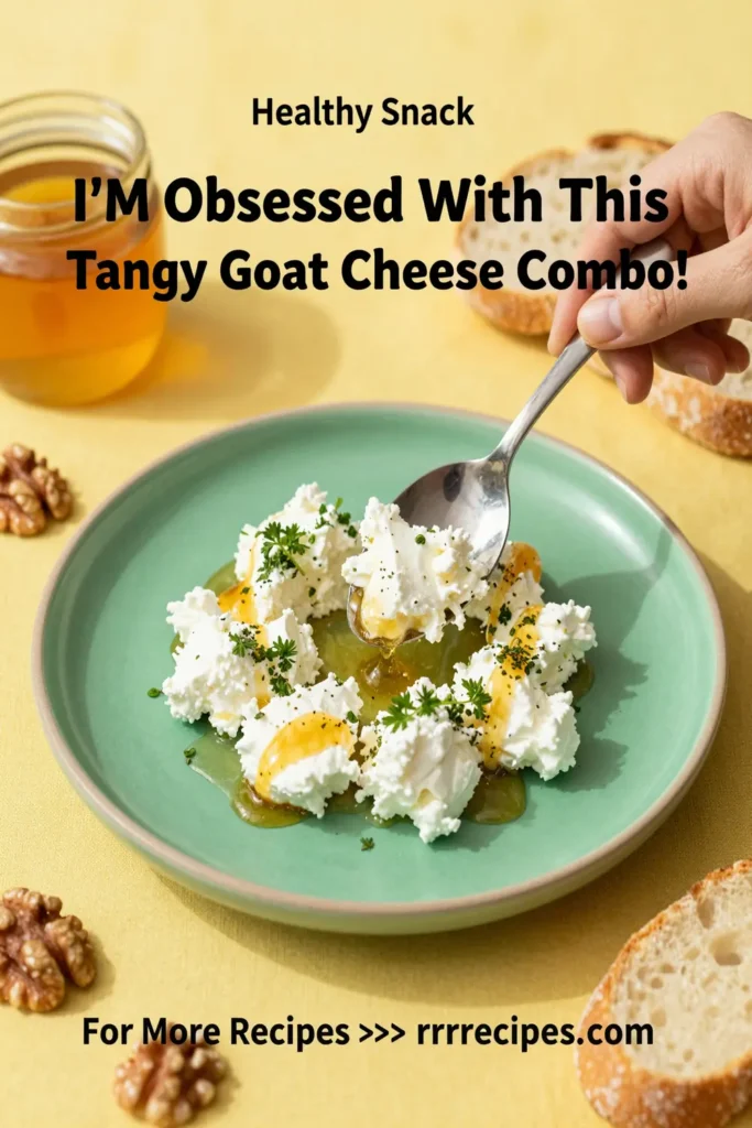I'M Obsessed With This Tangy Goat Cheese Combo!