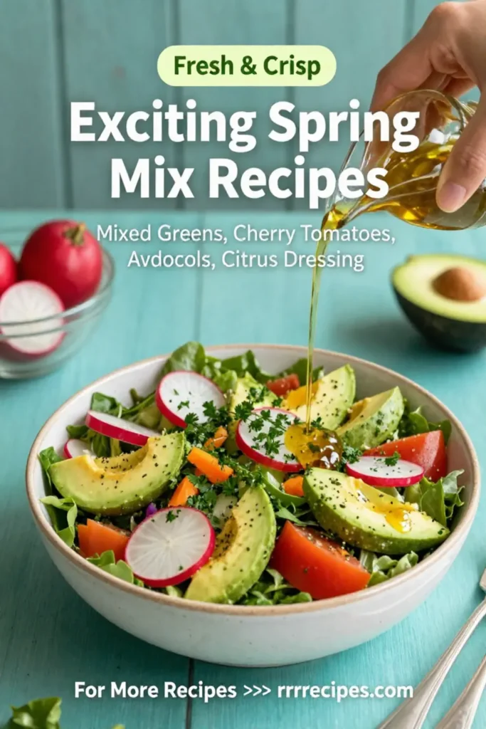 Exciting Spring Mix Recipes Beyond Salad: 5 Must-Try Dishes!