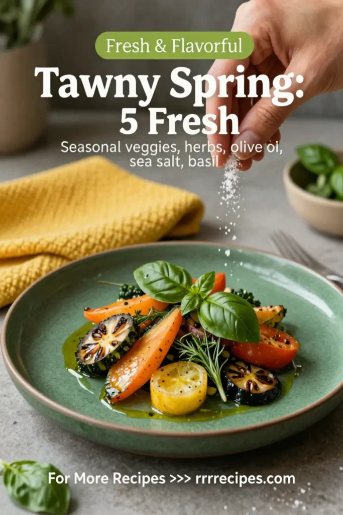 Tawny Spring: 5 Fresh Ingredients for Vibrant Flavor