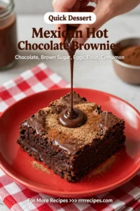 Cinco de Mayo: Mexican Hot Chocolate Brownies With Cinnamon Sugar Crust in 25 Minutes