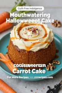Mouthwatering Halloween Carrot Cake