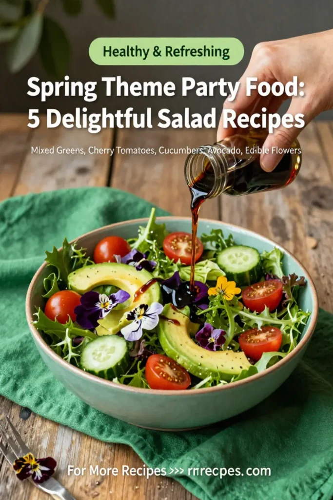 Spring Theme Party Food: 5 Delightful Salad Recipes