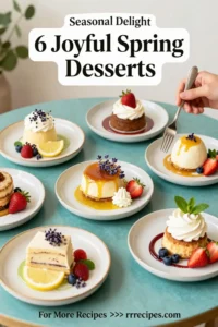 6 Joyful Spring Plated Desserts to Savor This Season