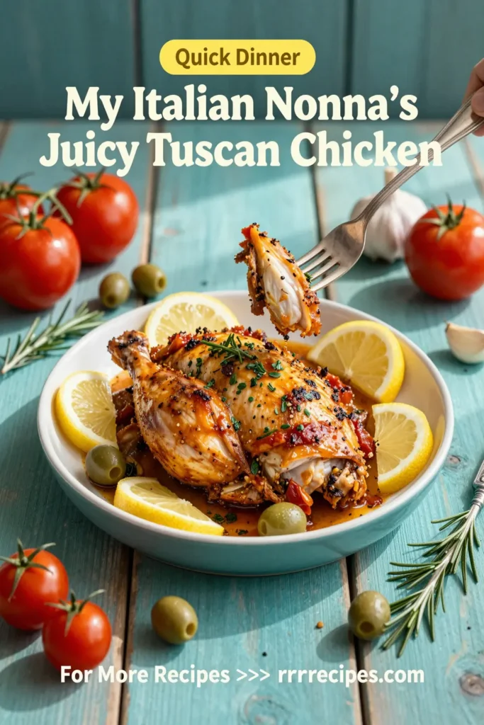 My Italian Nonna'S Juicy Tuscan Chicken Secret!