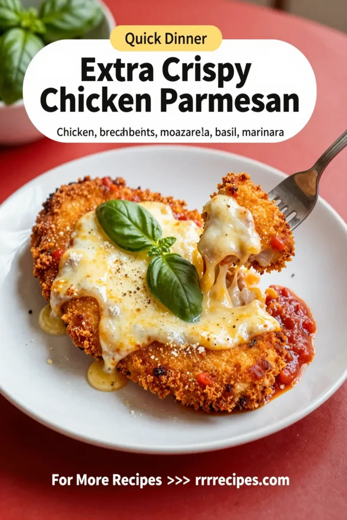 Extra Crispy Chicken Parmesan Recipe