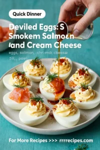Deviled Eggs: Smoked Salmon and Cream Cheese Deviled Eggs in 20 Minutes