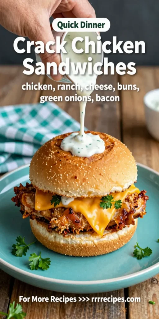 Crack Chicken Sandwiches