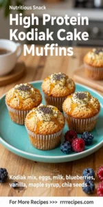High Protein Kodiak Cake Muffins