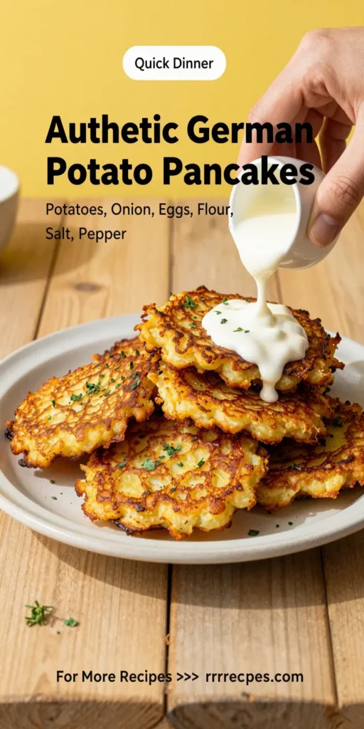 Authentic German Potato Pancakes