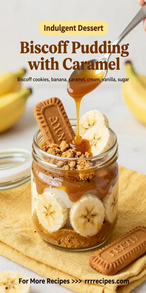 Biscoff Banana Pudding with Caramel