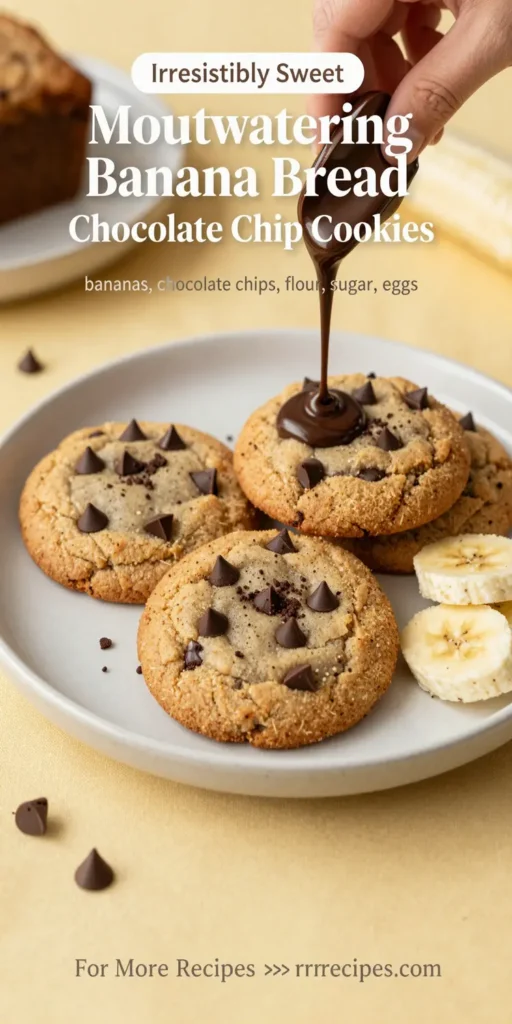 Mouthwatering Banana Bread Chocolate Chip Cookies