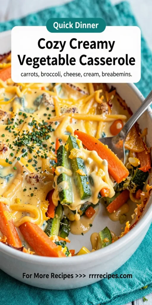 Cozy Creamy Vegetable Casserole