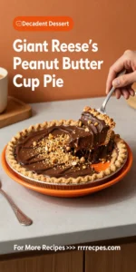 Giant Reese’s Peanut Butter Cup Pie