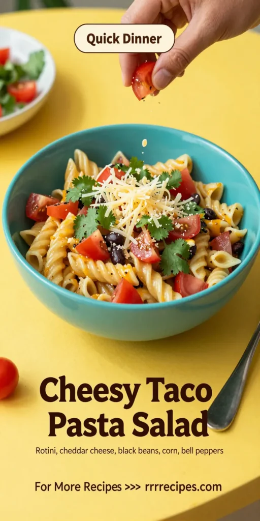 Cheesy Taco Pasta Salad