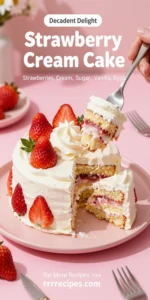 Strawberry Cream Cake