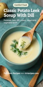 Classic Potato Leek Soup With Dill