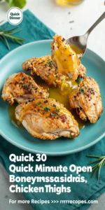 Quick 30 Minute Oven Boneless Skinless Chicken Thighs