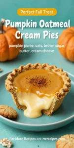 Pumpkin Oatmeal Cream Pies