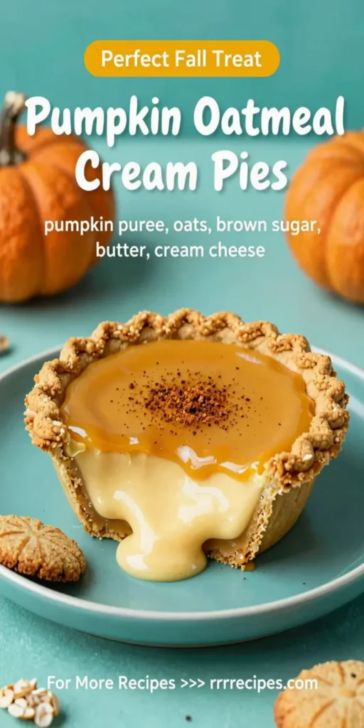 Pumpkin Oatmeal Cream Pies