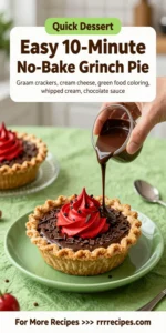 Easy 10-Minute No-Bake Grinch Pie