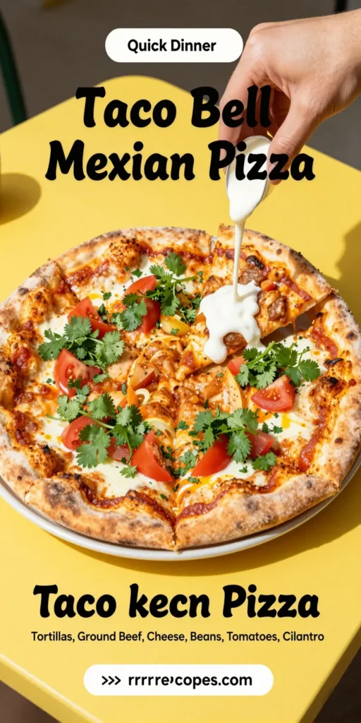 Taco Bell Mexican Pizza