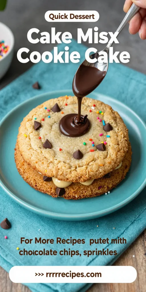 Cake Mix Cookie Cake