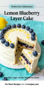 Lemon Blueberry Layer Cake