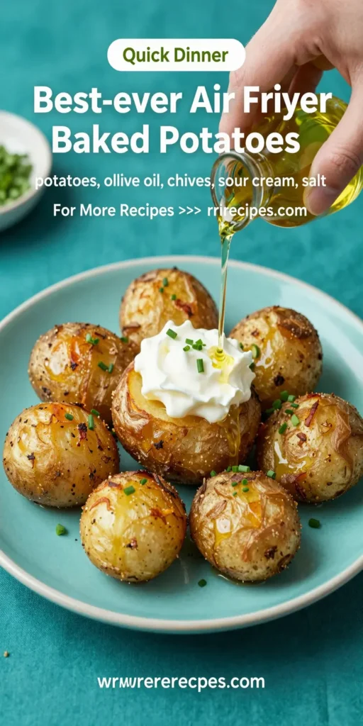 Best-ever air fryer baked potatoes