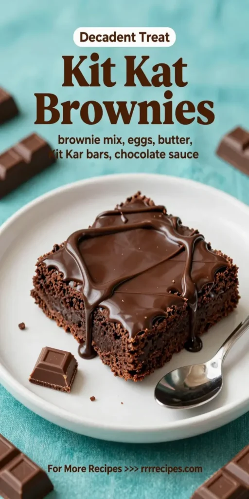 Kit Kat Brownies