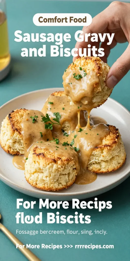 Sausage Gravy and Biscuits