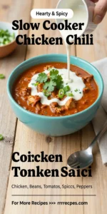 Slow Cooker Buffalo Chicken Chili