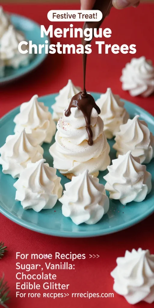 Meringue Christmas Trees