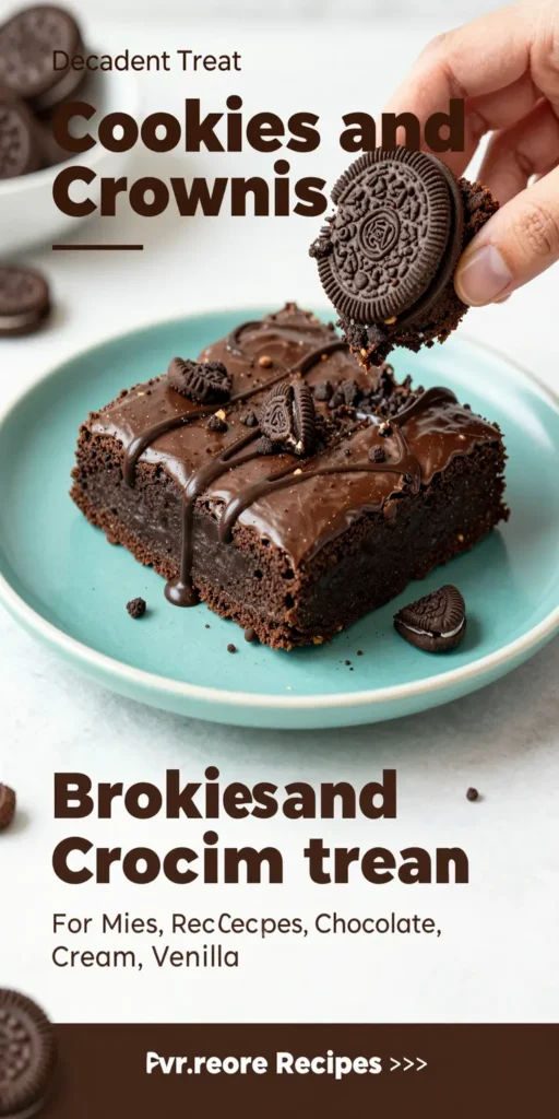 Cookies and Cream Brownies