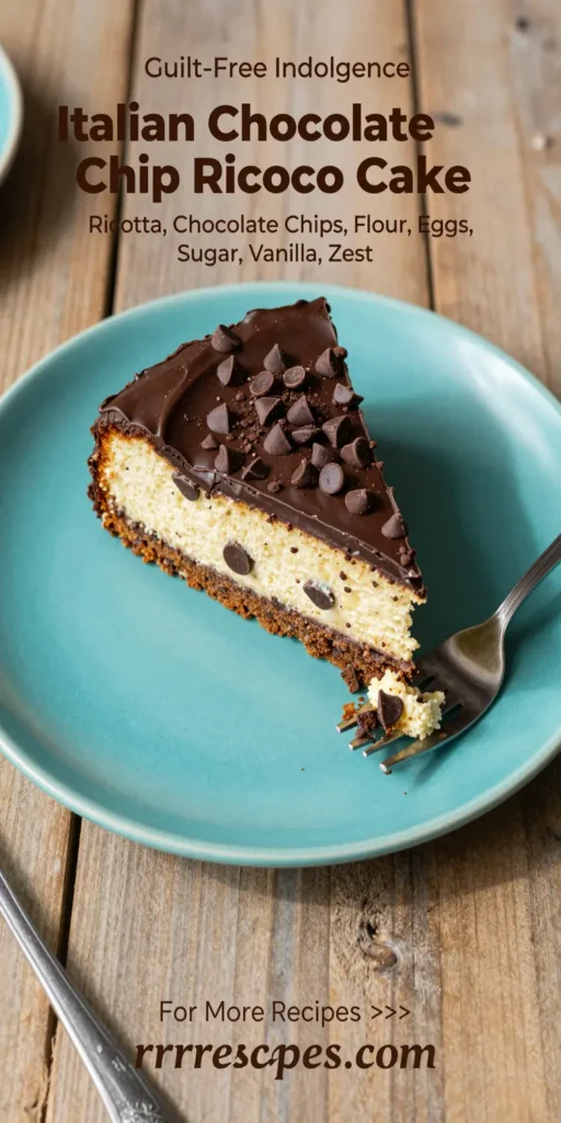 Italian Chocolate Chip Ricotta Cake