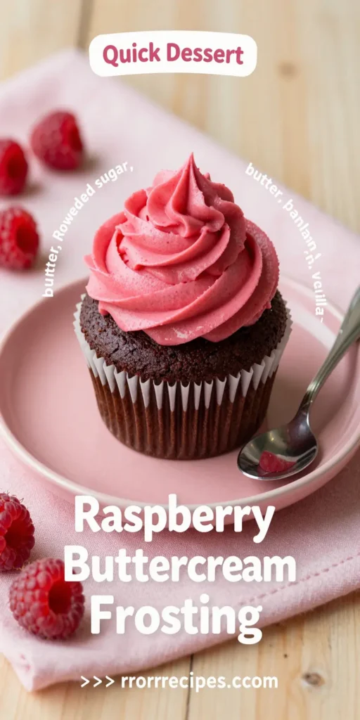 Raspberry Buttercream Frosting