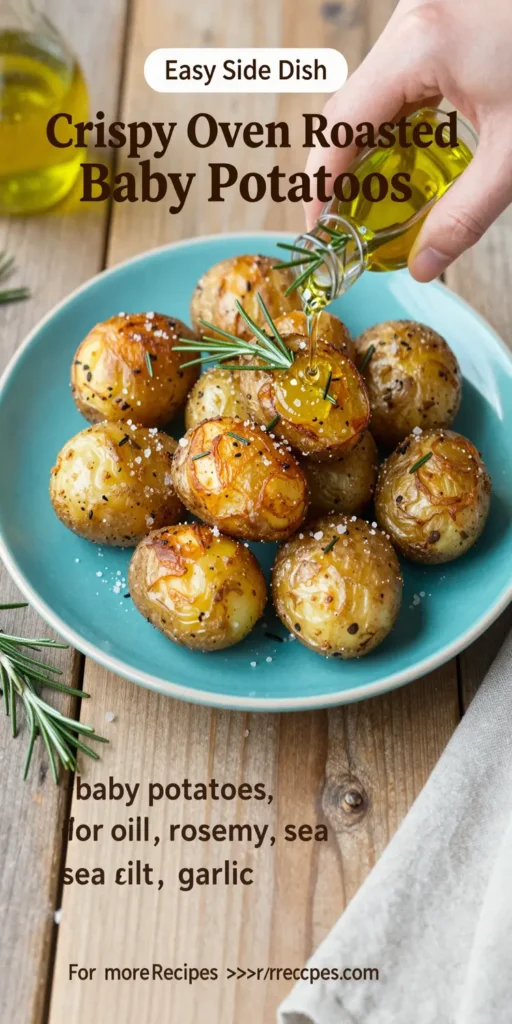 Crispy Oven Roasted Baby Potatoes