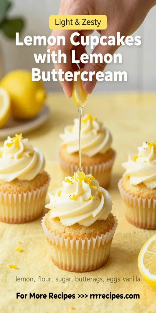 Lemon Cupcakes with Lemon Buttercream